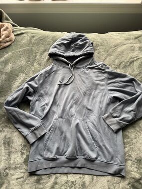 Men's Hooded Pullover Sweatshirt - Light Gray